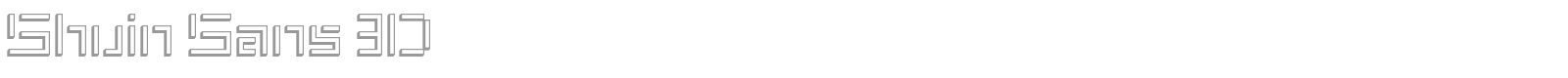 Shuin Sans font preview